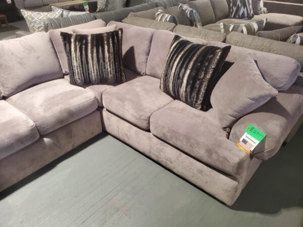 Bradley Grey Armless Luxury Sofa
