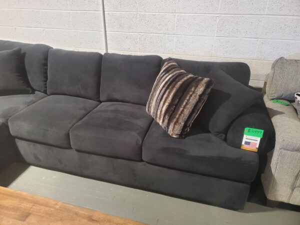 High Density Cushion Core Black Sofa