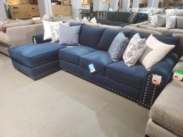 Harley Barcelona Navy LAF Chaise, RAF Sofa