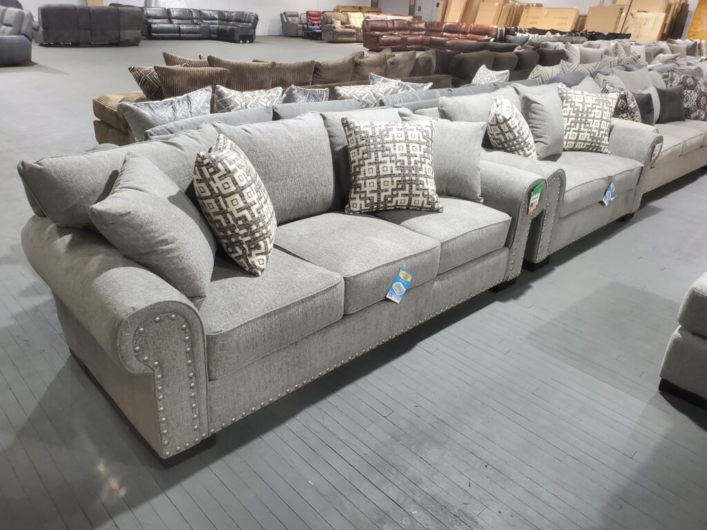 Comfort Industries Bradley Grey LAF Chaise, RAF Sofa