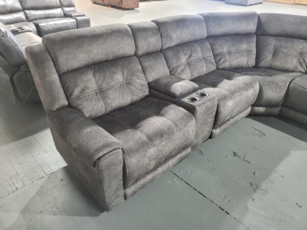 Dual Power Recliners With Cup Holder