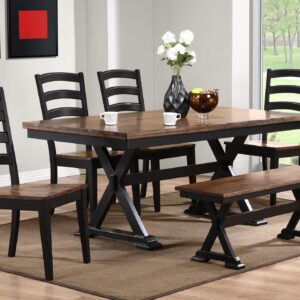 Urban Styles Cambridge 1810 Table + 4 Chairs + Bench