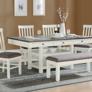 Urban 1790 Chelsea Table + 4 Chairs + Bench