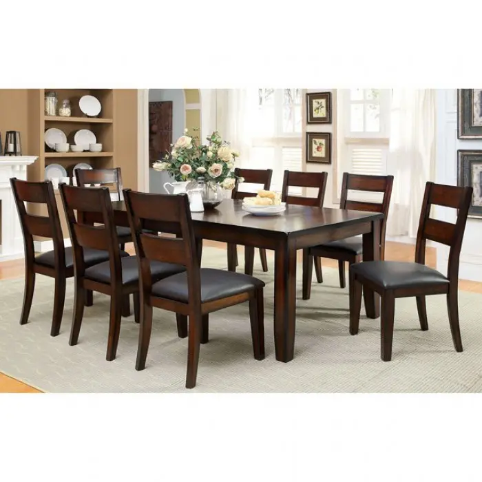 FOA Dining Table with Six Chairs