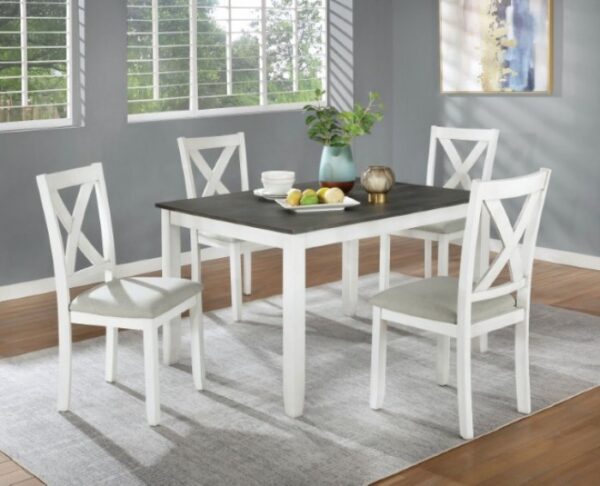 FOA Dining Table with Four Chairs