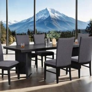 FOA FM3231BK-T-TABLE + 6 Chairs